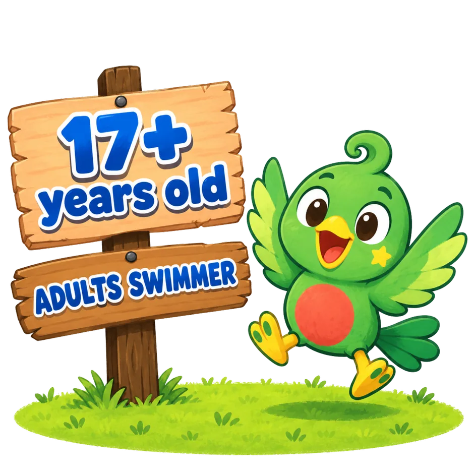 Adults Swimmer mascot