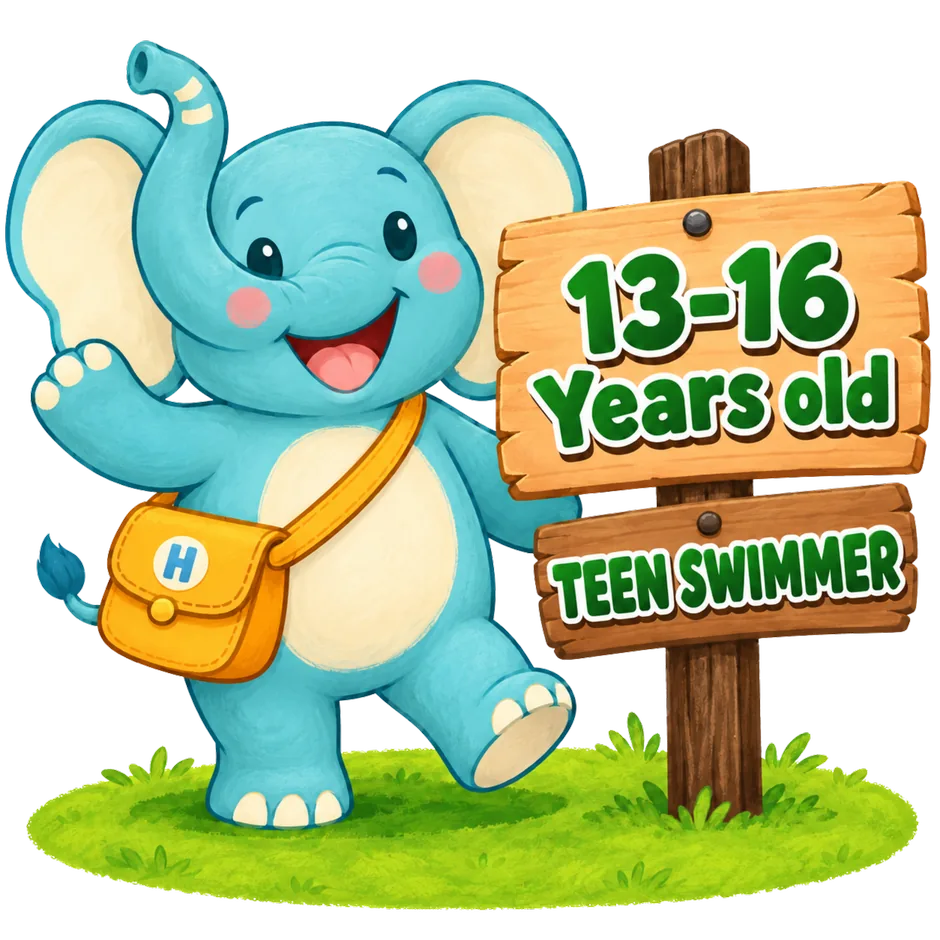 Teen Swimmer mascot